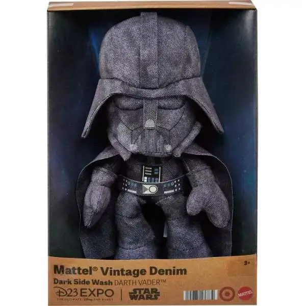 Star Wars Mattel Vintage Denim Darth Vader Plush