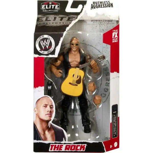 WWE Wrestling Elite Collection Best of Ruthless Aggression The Rock Action Figure