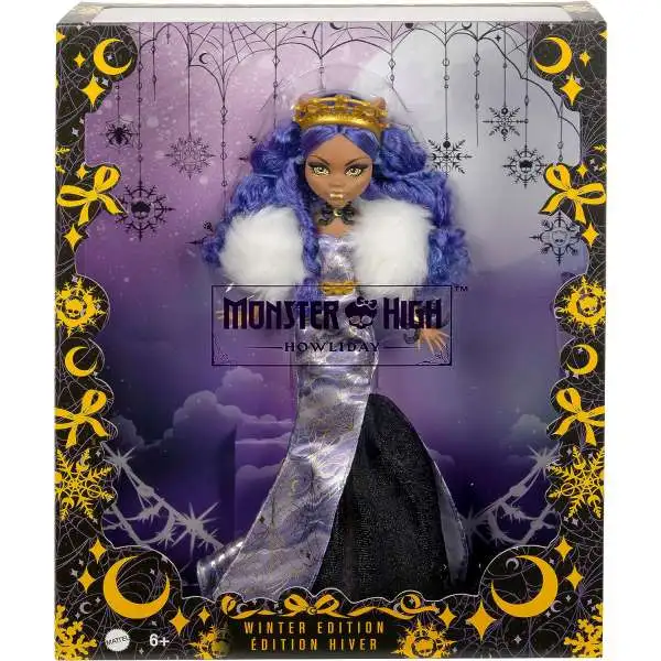 Monster High Howliday Clawdeen Wolf Doll Winter Edition Mattel