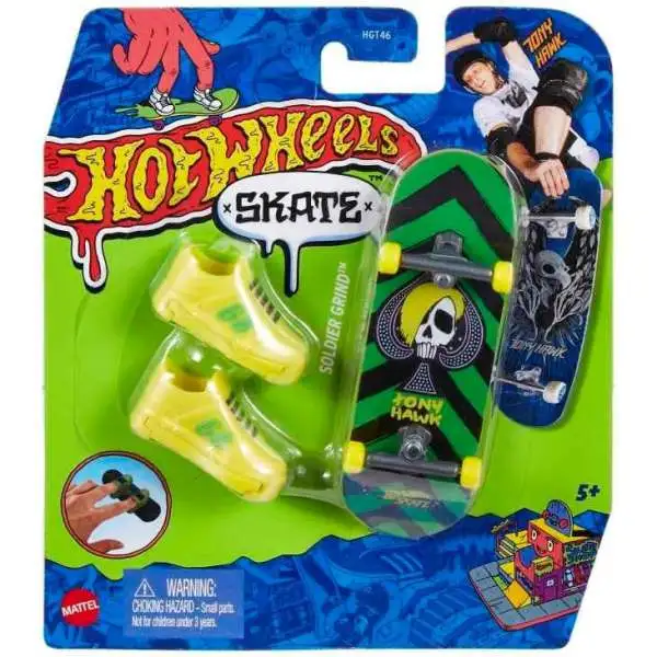 Hot Wheels Skate Tony Hawk Soldier Grind Mini Skateboard
