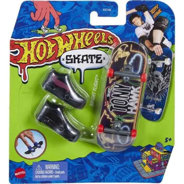 Hot Wheels Skate Tony Hawk Bright Flight Mini Skateboard