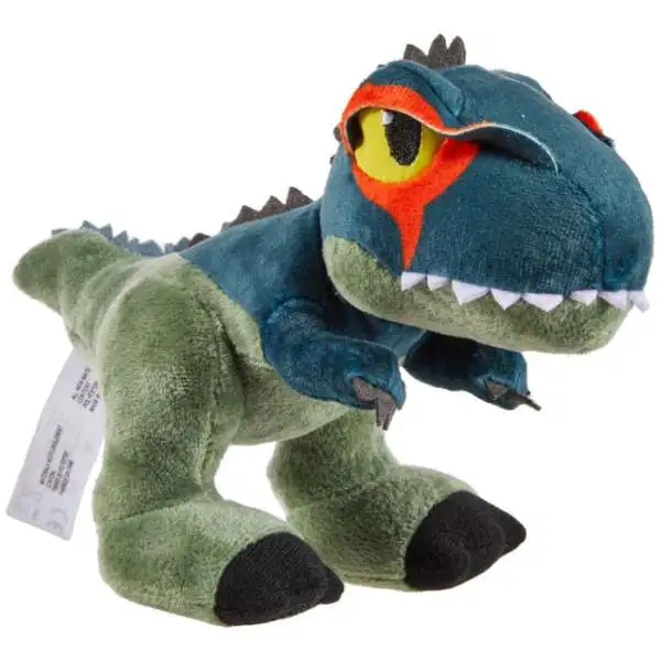 Jurassic World Dino Trackers Eocarcharia 5.5-Inch Plush with Sound [Blue & Green]