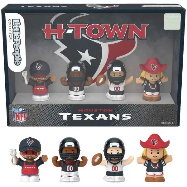 Fisher Price Little People x NFL Collector Series Houston Texans Figure 4-Pack [H-Town]