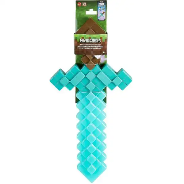 Minecraft Enchanted Diamond Sword Roleplay Toy [Lights & Sounds]