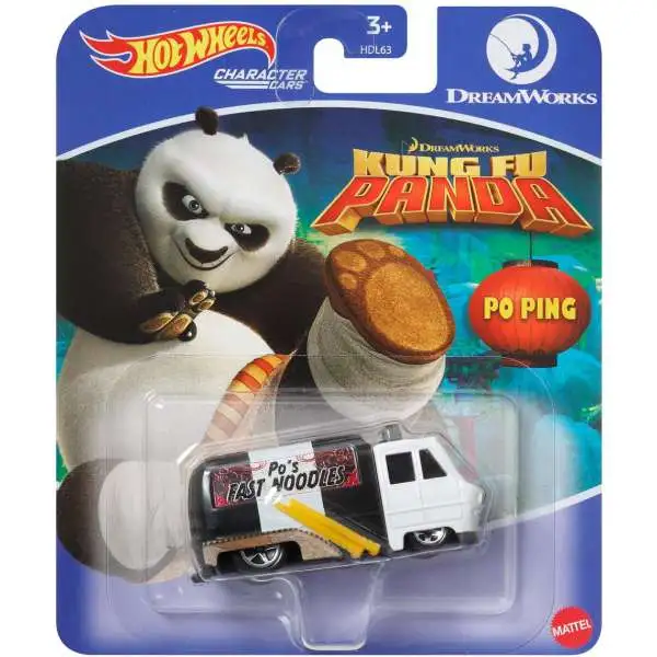 Hot Wheels Kung Fu Panda Character Cars Po Ping Die Cast Car