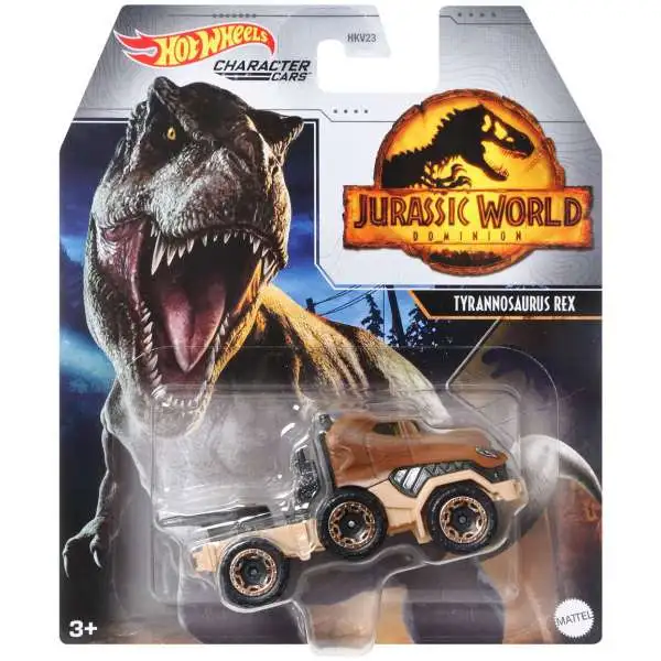 Jurassic World Dominion Hot Wheels Character Cars Tyrannosaurus Rex Die Cast Car [2023]