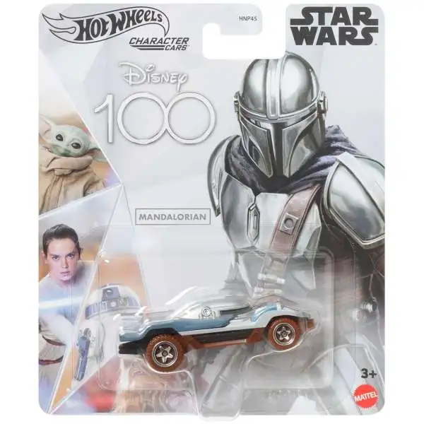 Hot Wheels Disney 100 Character Cars Mandalorian Die Cast Car