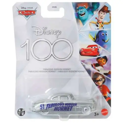 Disney / Pixar Cars Disney 100 Metal Fabulous Hudson Hornet Diecast Car