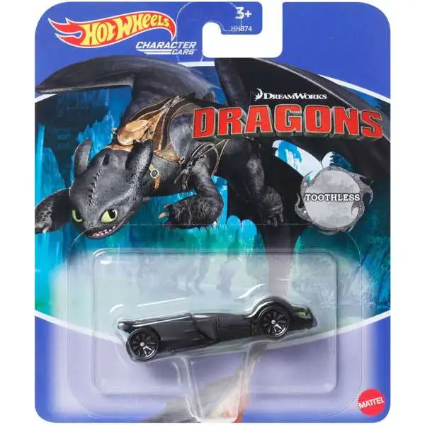 Hot Wheels Dragons Character Cars Toothless Die Cast Car