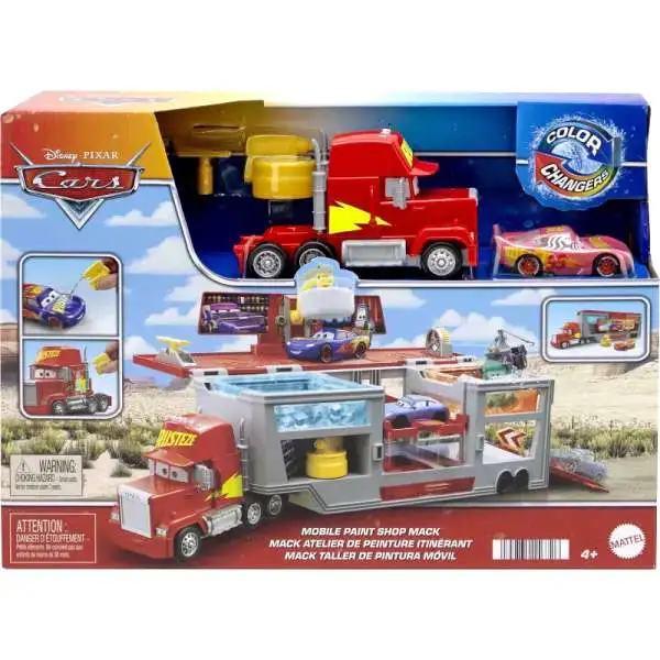 Disney / Pixar Cars Mobile Paint Shop Mack Playset