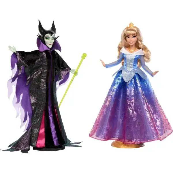 Sleeping Beauty Disney Collector Maleficent & Aurora Doll Set