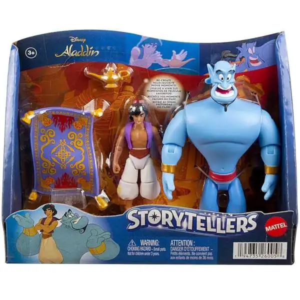 Disney Storytellers Genie, Aladdin & Carpet Action Figure 3-Pack [Cave of Wonders Pack]
