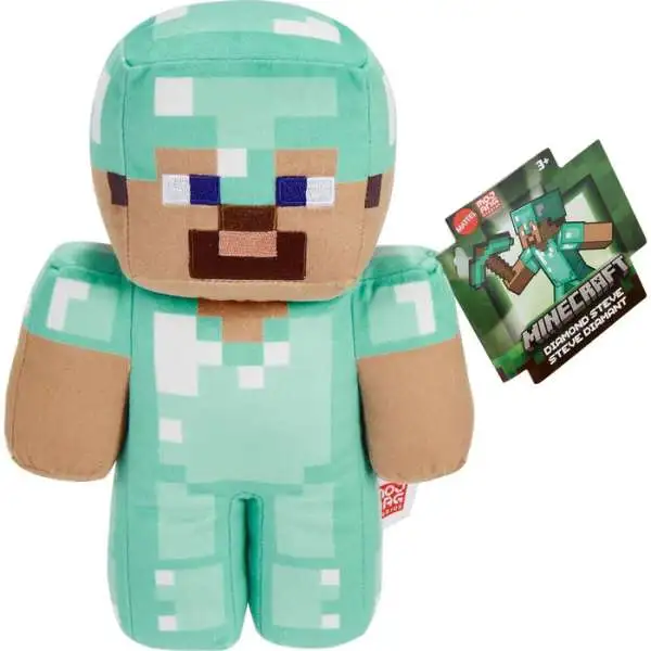 Minecraft Diamond Steve 9-Inch Plush