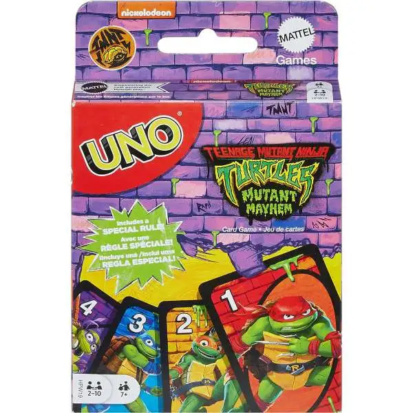 Teenage Mutant Ninja Turtles Mutant Mayhem UNO Card Game