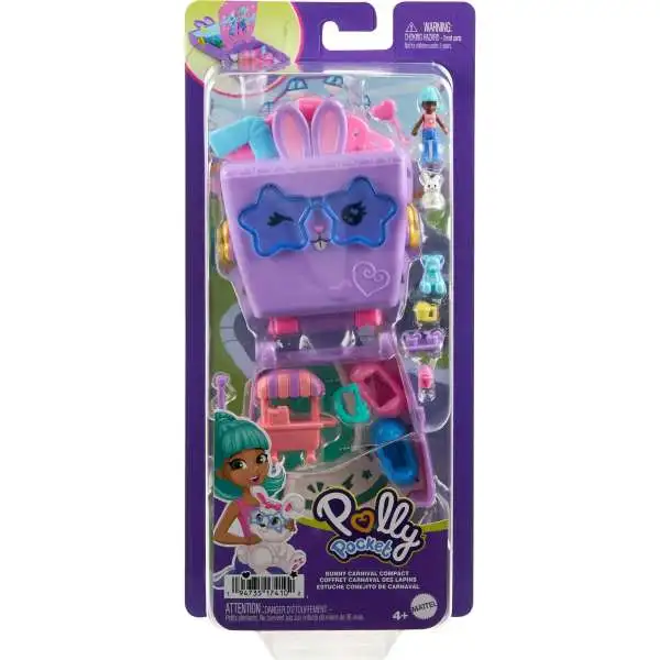 Polly Pocket Micro Bunny Carnival Compact Playset