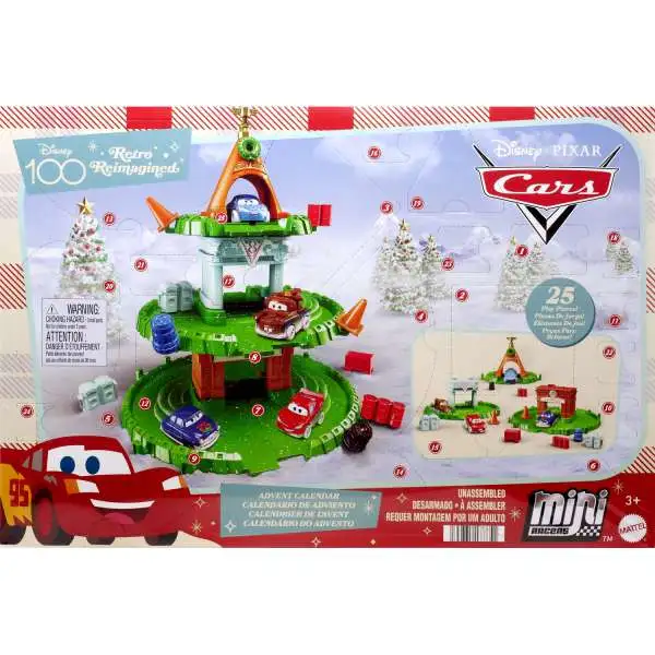 Disney / Pixar Cars Mini Racers 2024 Advent Calendar [Disney100 Retro Reimagined]