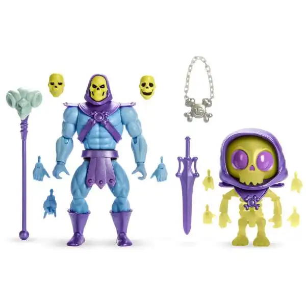 Masters of the Universe Skeletor x VeeFriends Skilled Skeleton Exclusive Action Figure 2-Pack