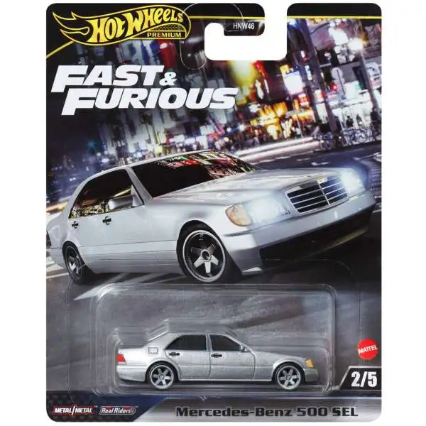 Hot Wheels Fast & Furious Premium Mercedes-Benz 500 SEL Die Cast Car