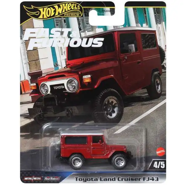 Hot Wheels Fast & Furious Premium Toyota Land Cruiser FJ43 Die Cast Car