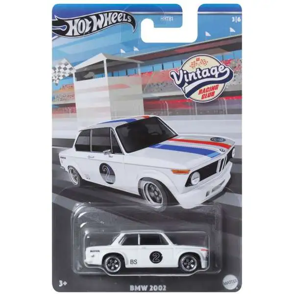 Hot Wheels Vintage Racing Club BMW 2002 Diecast Car