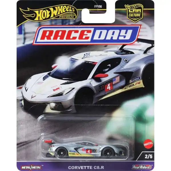 Hot Wheels Premium Car Culture Race Day Corvette C8.R Die Cast Car #2/5