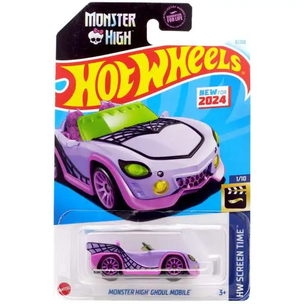 Hot Wheels HW Screen Time Monster High Ghoul Mobile Die Cast Car [Purple]