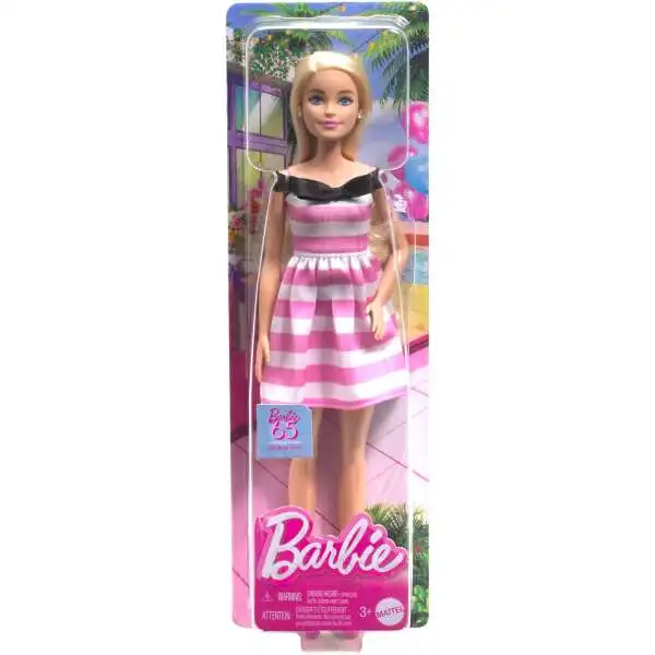 Barbie 65 Barbie 13.25-Inch Doll [Pink Stripes]