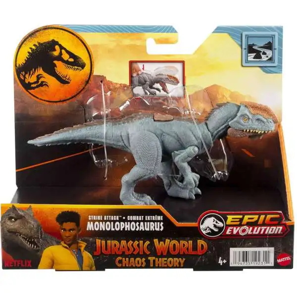 Jurassic World Chaos Theory Epic Evolution Monolophosaurus Action Figure [Strike Attack]