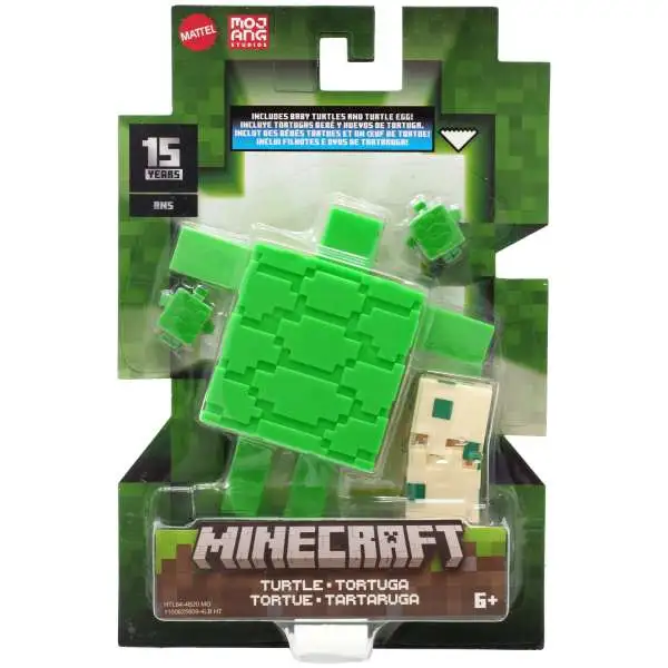 Minecraft Build a Block Turtle Action Figure