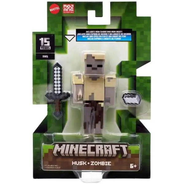 Minecraft Build a Block Husk Action Figure