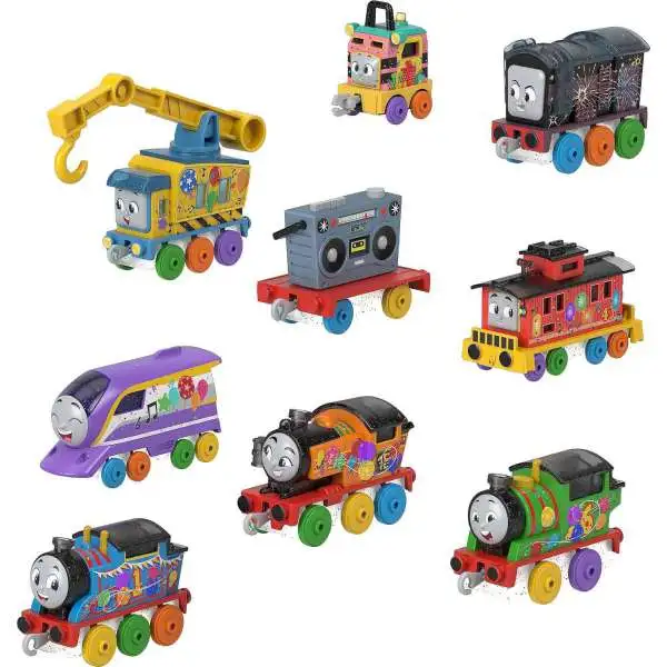 Thomas & Friends 7 Days of Surprises Exclusive 10-Piece Countdown Set [8 Vehicles, 1 Play Piece & 1 Cargo Car, Damaged Package]