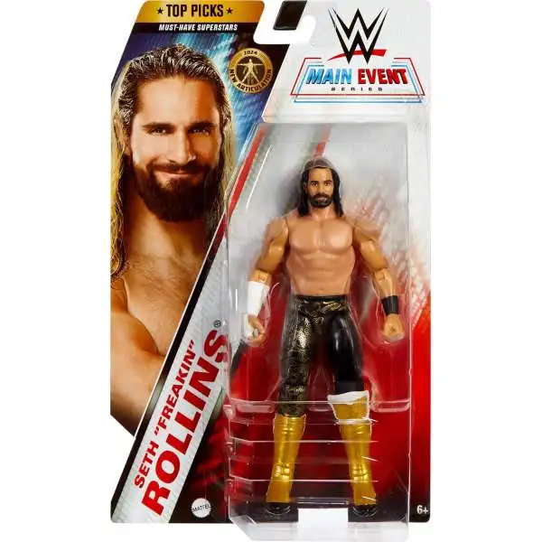 WWE Wrestling Top Picks 2024 Main Event Series Seth "Freakin" Rollins Action Figure