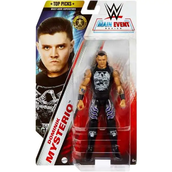 WWE Wrestling Top Picks 2024 Main Event Series Dominik Mysterio Action Figure