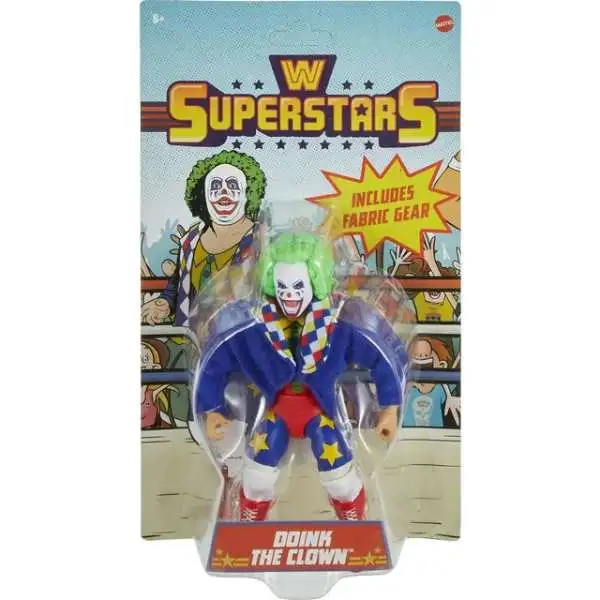 WWE Wrestling Retro Superstars Doink the Clown Action Figure