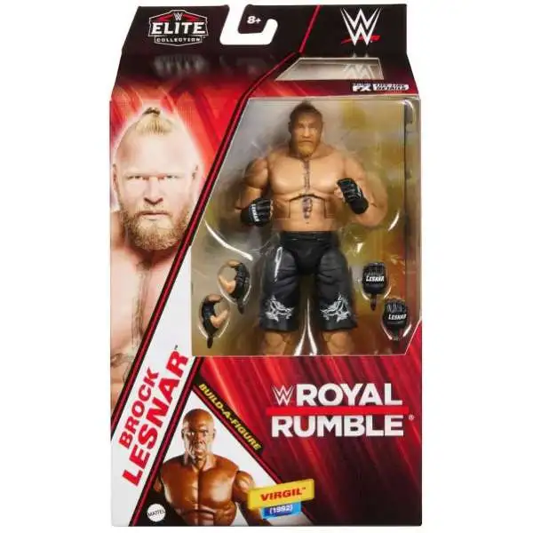 WWE Wrestling Elite Collection Royal Rumble Brock Lesnar Action Figure [Build Virgil Figure!]