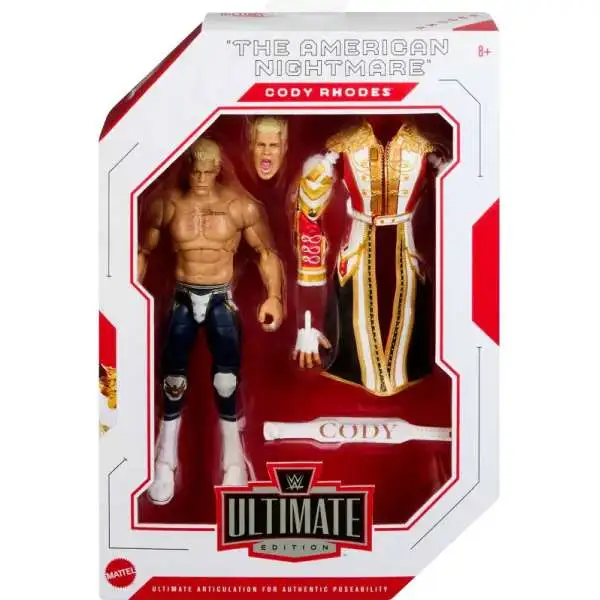 WWE Wrestling Ultimate Edition "The American Nightmare" Cody Rhodes Action Figure