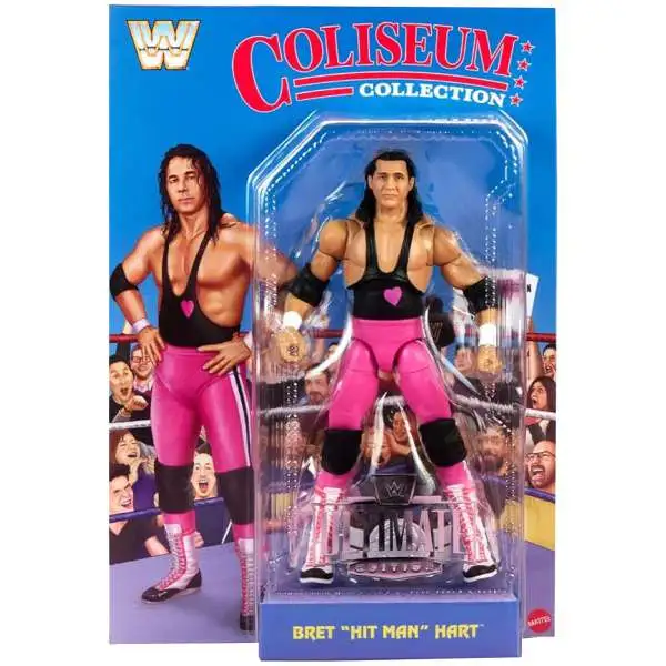 WWE Wrestling Ultimate Edition Coliseum Collection Bret "Hit Man" Hart Action Figure [Hart Foundation]