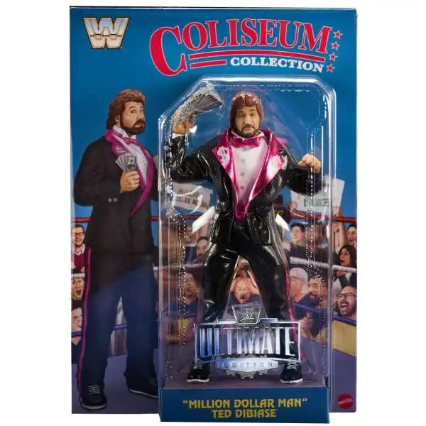 WWE Wrestling Ultimate Edition Coliseum Collection "Million Dollar Man" Ted DiBiase Action Figure