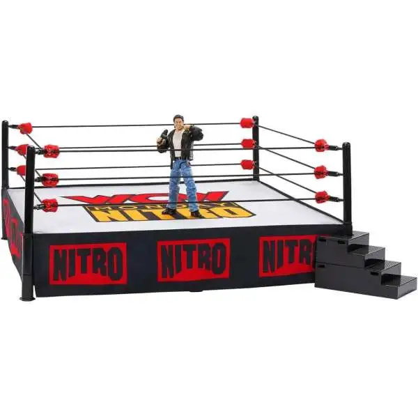 WWE Wrestling Ultimate Edition WCW Nitro Ring Playset [Includes Eric Bishoff]