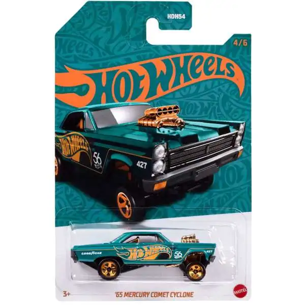 Hot Wheels 2024 Pearl & Chrome '65 Mercury Comet Cyclone Diecast Car
