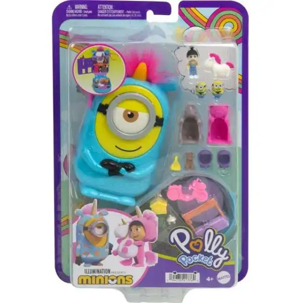 Polly Pocket Despicable Me Compact Minions Playset