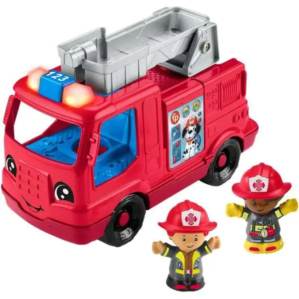 Fisher Price Little People Fire Truck Vehicle & Figure Set [Lights & Sounds]