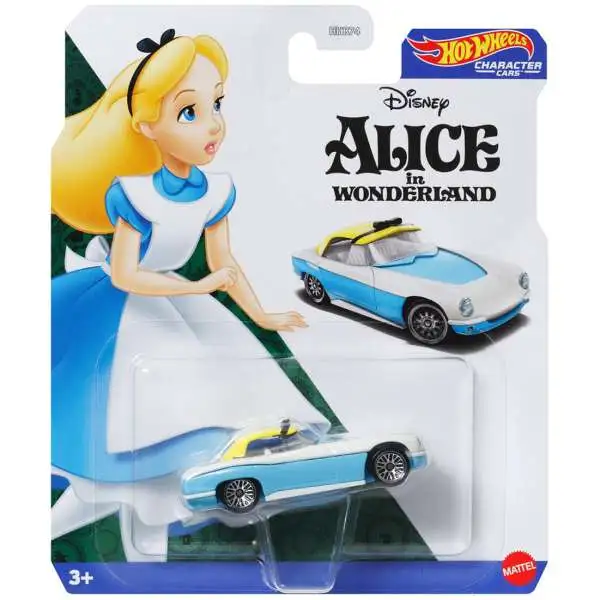 Disney Hot Wheels Character Cars Alice in Wonderland Die Cast Car