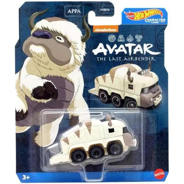 Hot Wheels Avatar the Last Airbender Character Cars Appa Die Cast Car