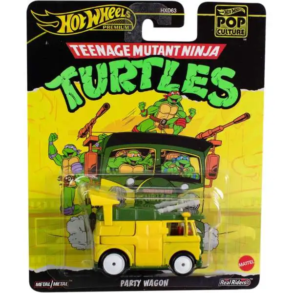 Hot Wheels Teenage Mutant Ninja Turtles POP Culture Party Wagon Premium Diecast Car