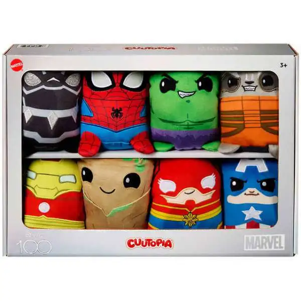 Disney100 Cuutopia Marvel Exclusive 5-Inch Plush 8-Pack