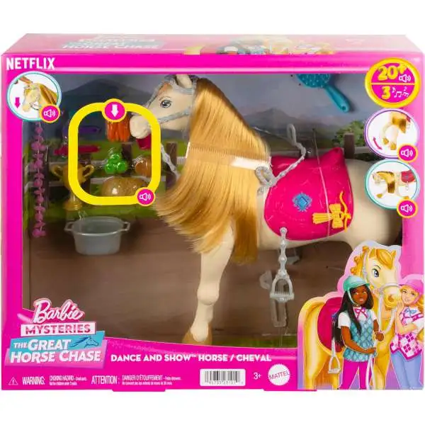 Barbie Mysteries The Great Horse Chase Dance & Show Horse Doll Playset