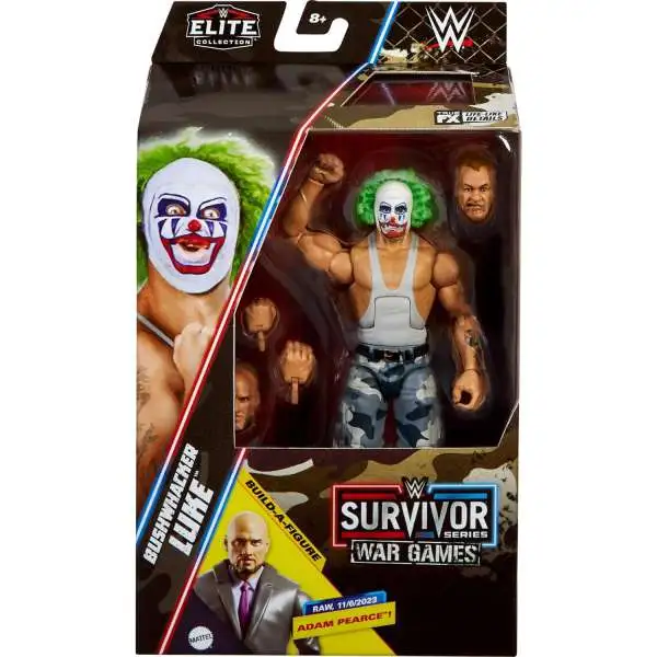 WWE Wrestling Elite Collection Survivor Series War Games Bushwacker Luke Action Figure