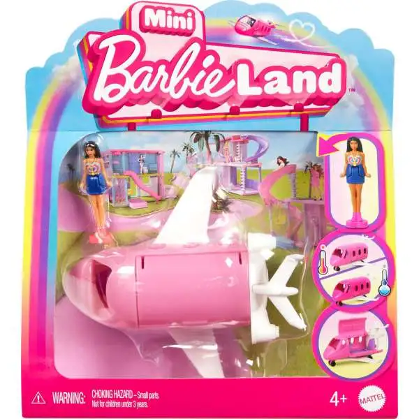 Mini BarbieLand Airplane 1.5-Inch Figure & Vehicle