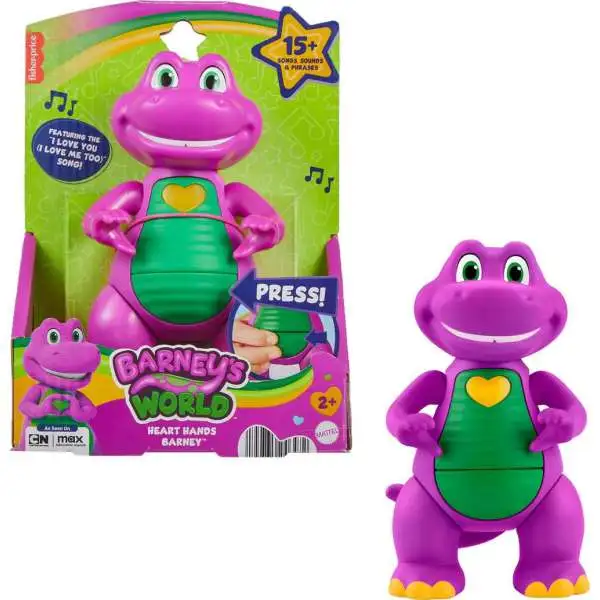 Fisher Price Barney & Friends Heart Hands Barney Figure